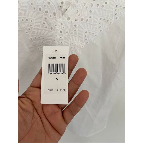 SPLENDID Taylor Eyelet Tank 100% Cotton Size Small NWT - Picture 2 of 5